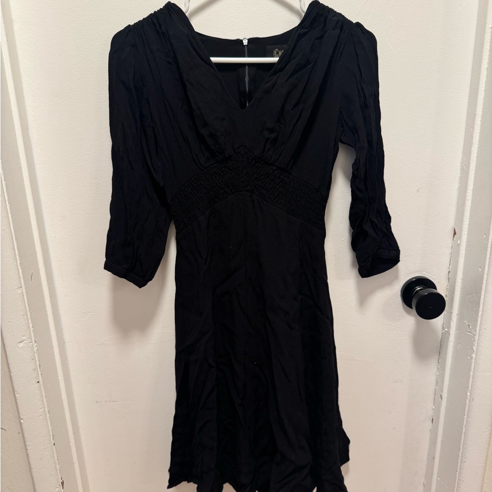 Elegant Vintage Black Women's Dress